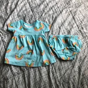 Gerber 0-3 month dress with diaper cover